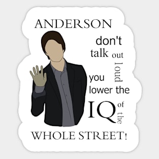 Anderson's IQ Sticker